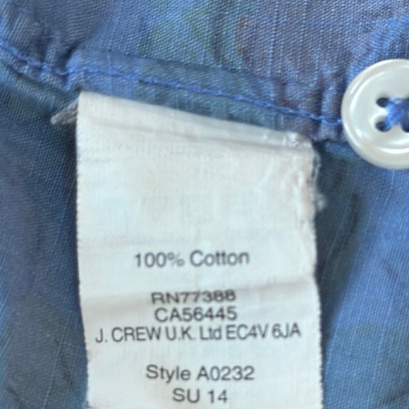 J. Crew brand men’s washed out floral button down shirt - Picture 5 of 9